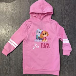 Felpa lunga Paw patrol rosa