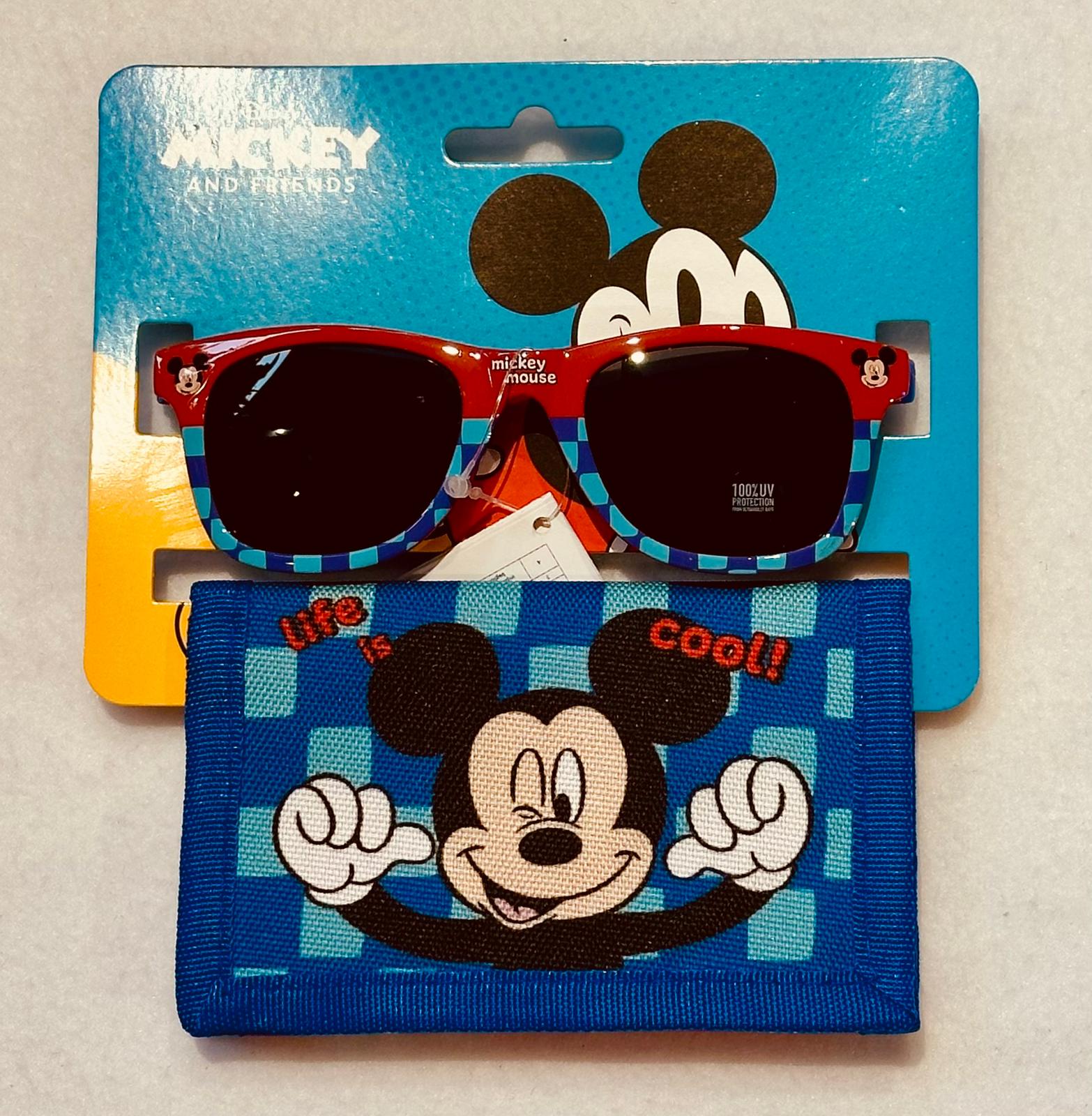 Set Topolino occhiali da sole e borsellino