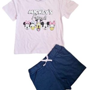 Completo t-shirt e pantaloncino Mickey's friends