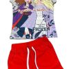 Completo frozen grigio/rosso