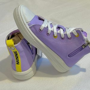 Alternative view of Sneakers in tela con cerniera di Minnie