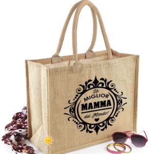 Borsa in Juta miglior mamma del mondo