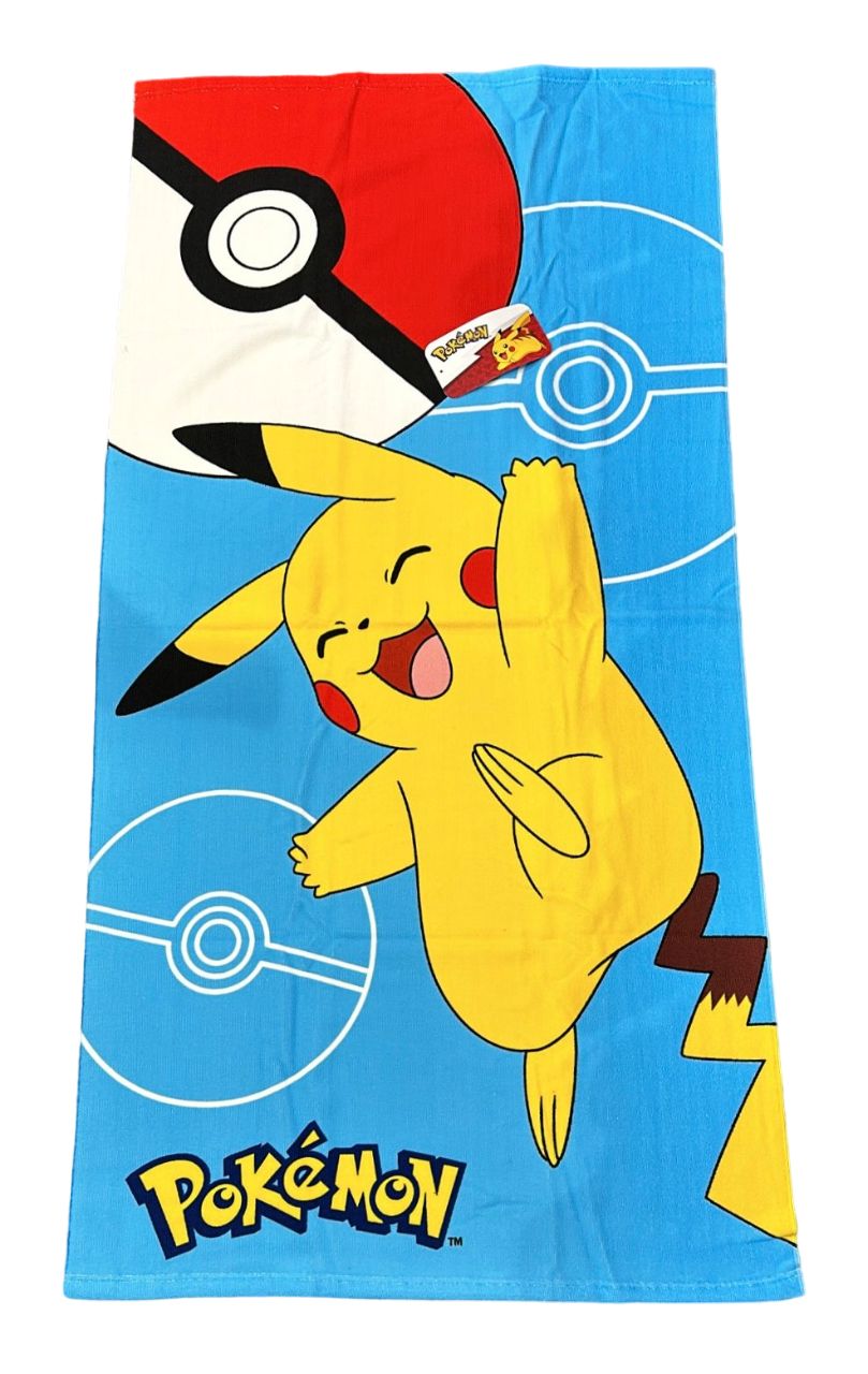 Telo mare di Pikachu 70x140 cm