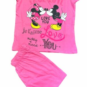 Pigiama corto Minnie e Topolino