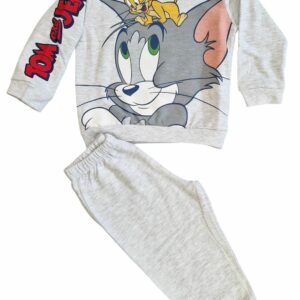 Pigiama lungo Tom & Jerry grigio