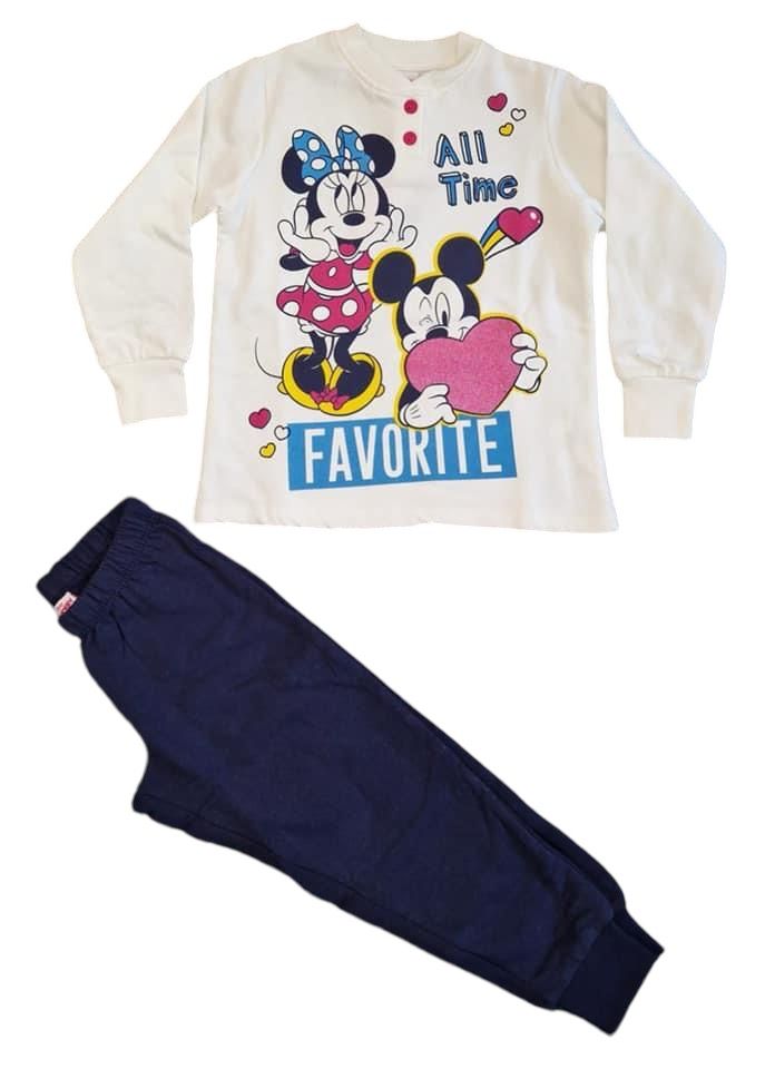 Pigiama lungo di Minnie &Topolino