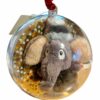 Boccia natale nici con peluche