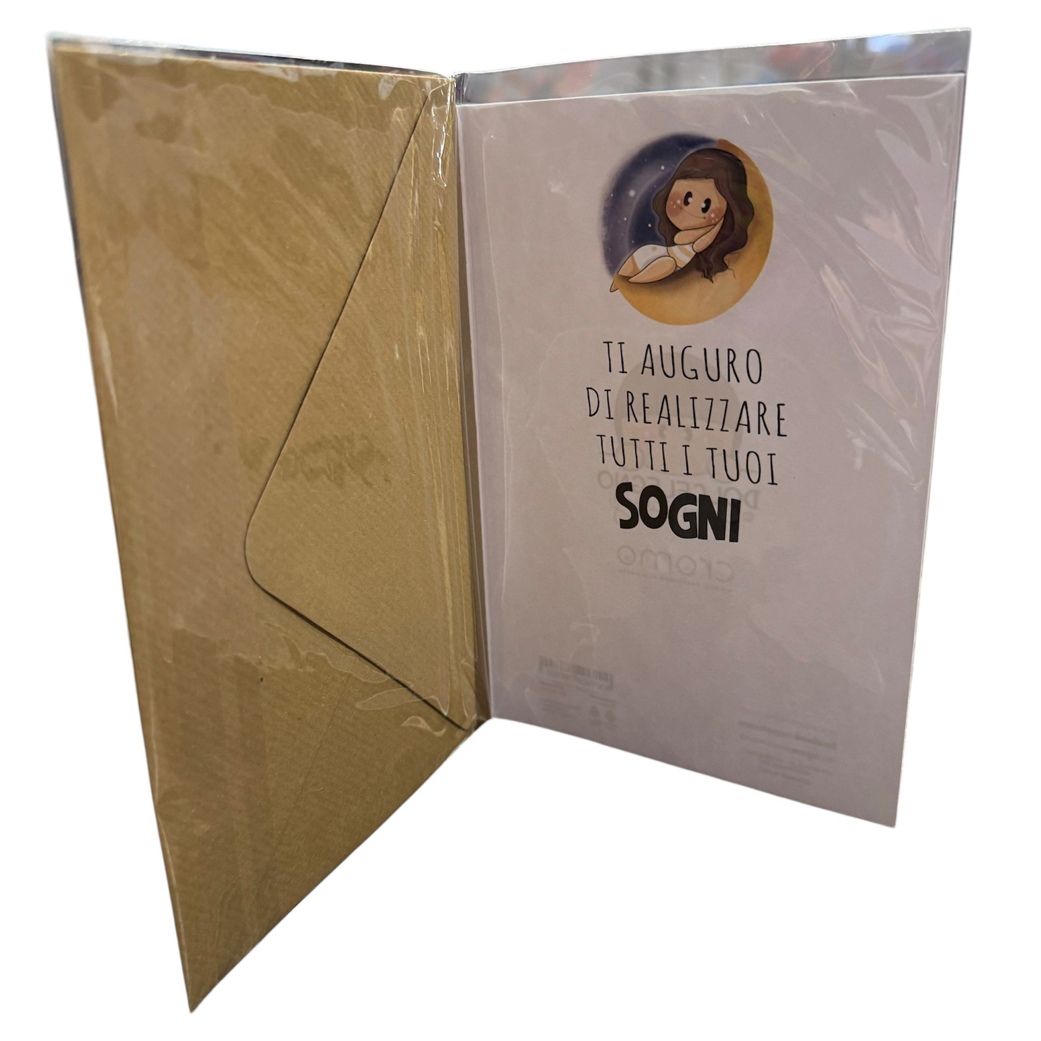 Biglietto augurale "Addormentati con un sogno..." - immagine 2