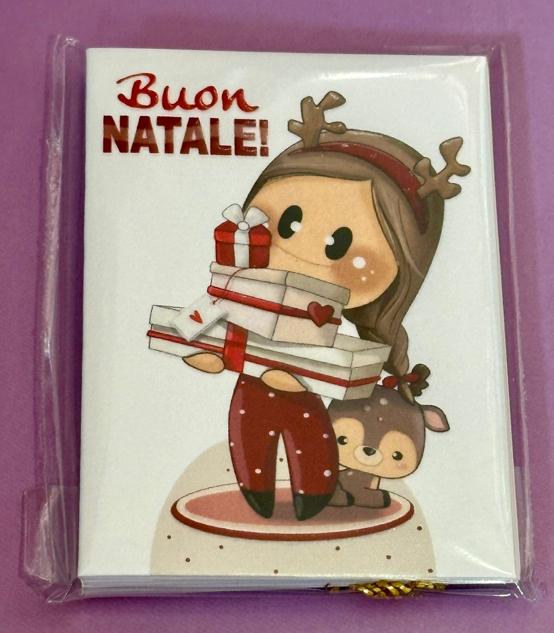 Chiudipacco natalizio delle Bubine - Buon Natale