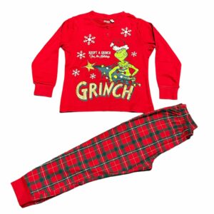 Pigiama lungo natalizio da bambina -  The Grinch