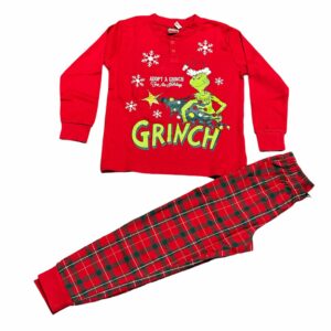 Pigiama lungo natalizio da bambino -  The Grinch