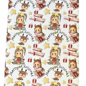 Foglio carta regalo delle Bubine
