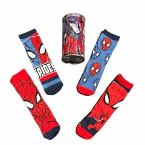 Salvadanaio con calze di Spiderman