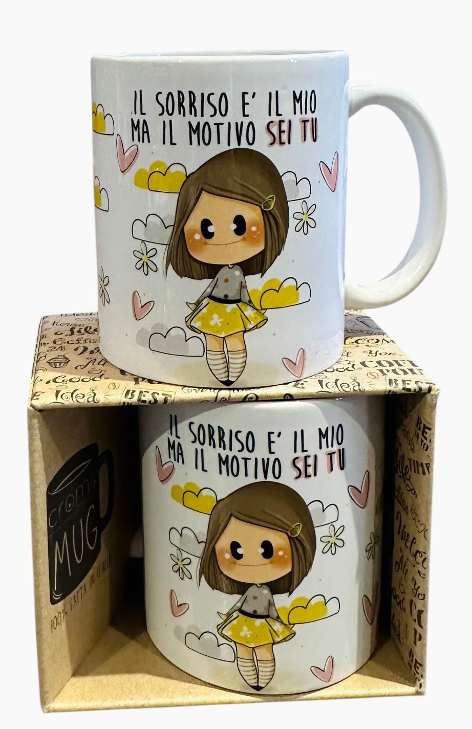 Tazza delle Bubine - Il sorriso é il mio ma il mio motivo sei tu