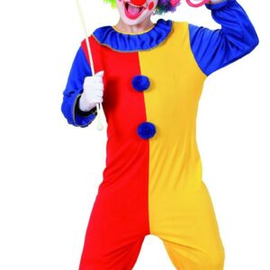 Costume di carnevale da pagliaccio 5/7 anni (128 cm)