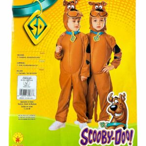 Costume di carnevale da scooby doo 1/2 anni
