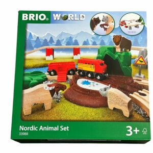 BRIO Set ferrovia animali nordici