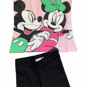 Completo di Minnie con leggings pinocchietto
