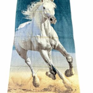 Telo mare con cavallo bianco