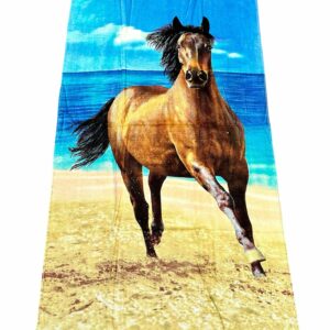 Telo mare con cavallo marrone