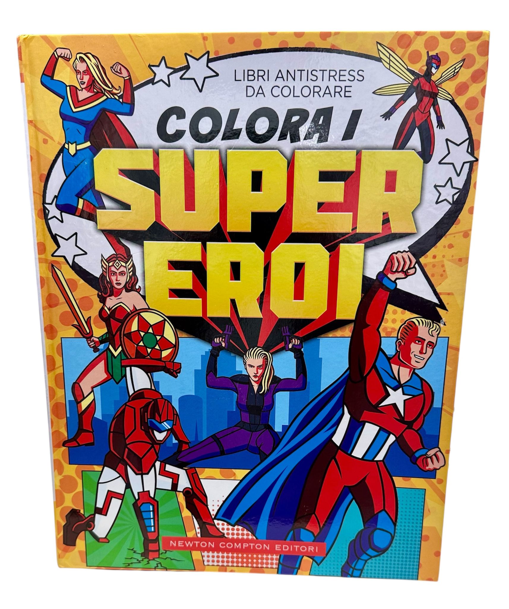 Libri antistress da colorare - Colora i supereroi