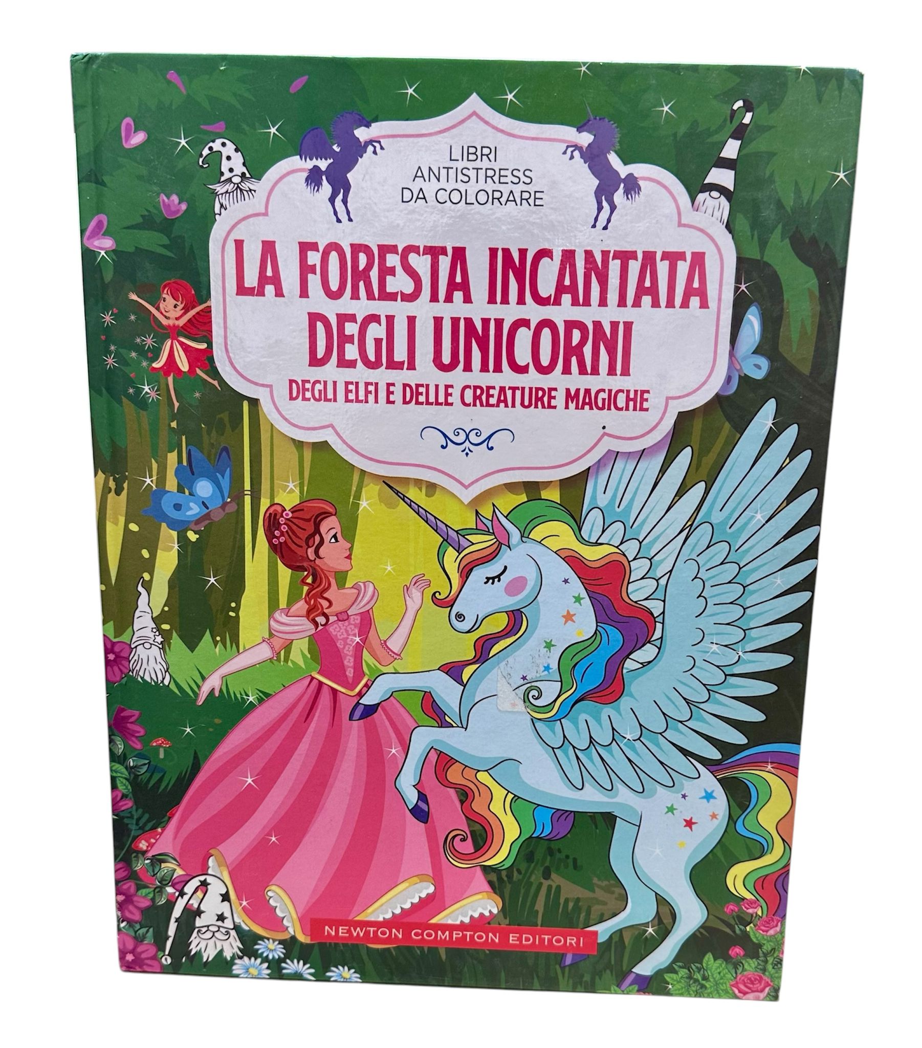 Libri antistress da colorare - La foresta incantata degli unicorni