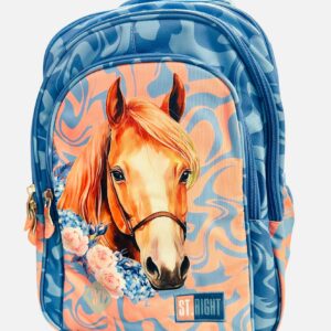 Zaino scolastico St. Right Romantic Horse - Con 4 scomparti
