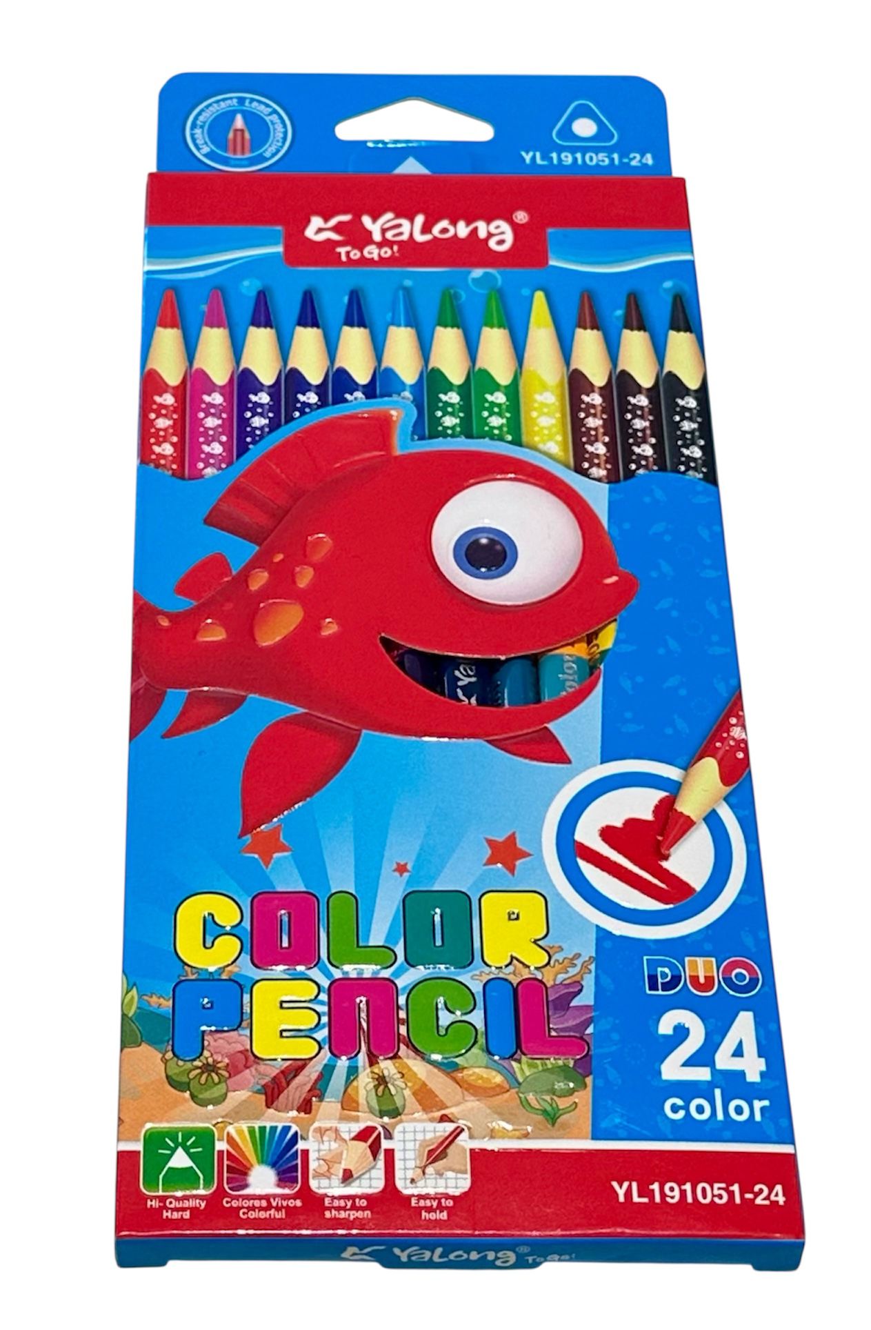 Scatola di colori bifacciali