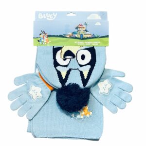 Set cuffia, guanti e sciarpa di Bluey