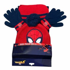 Set berretto,sciarpa e guanti di Spiderman
