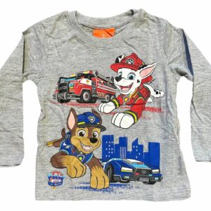 Maglia grigia a maniche lunghe della Paw Patrol