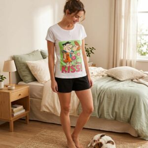 Pigiama corto da donna dei Flintstones