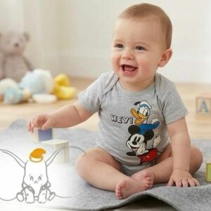 Body a maniche corte di Topolino&Paperino