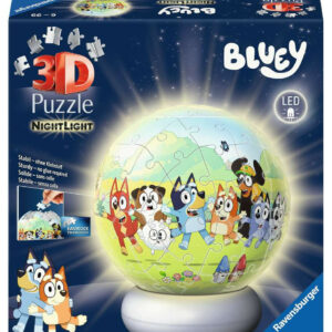 Palla puzzle 3D luminosa notturna di Bluey
