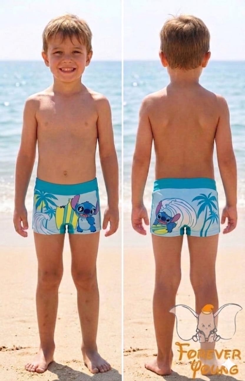 Costume da bagno bimbo stitch