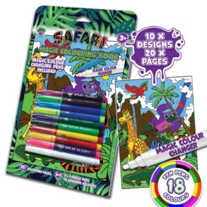 Safari Magic colouring Book