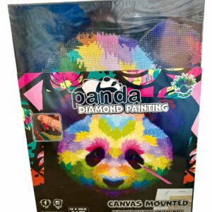 Diamond Painting -Panda dai colori vivaci
