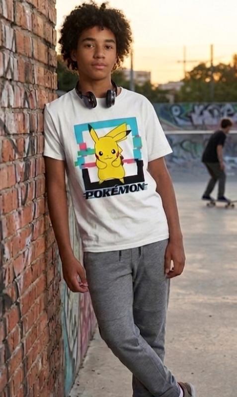 T-shirt Pikachu - immagine 3