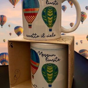 Tazza in ceramica "Nessun limite eccetto il cielo"
