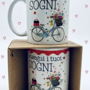 Tazza in ceramica "Insegui i tuoi sogni"