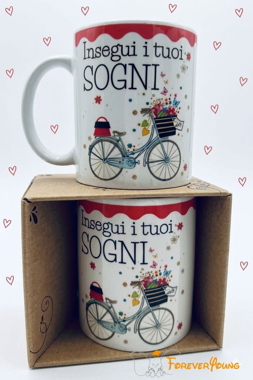 Tazza in ceramica "Insegui i tuoi sogni"