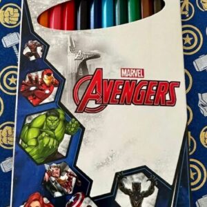 Scatola 12 colori degli Avengers