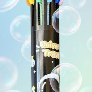 Penna 10 colori astronauta