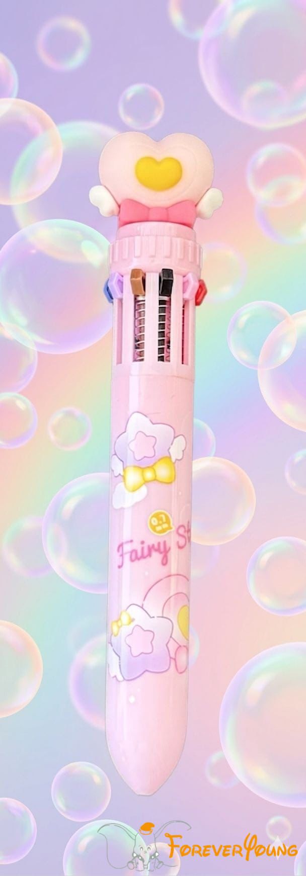 Penna 10 colori cuore