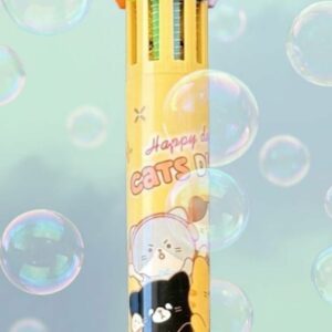 Penna 10 colori gattino