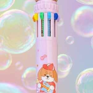 Penna 10 colori cagnolino