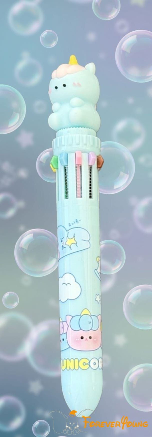 Penna 10 colori unicorno