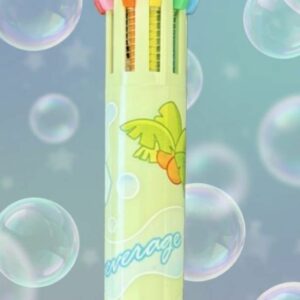 Penna 10 colori gelato verde