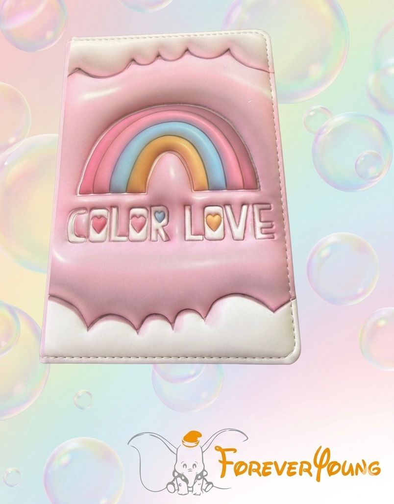 Notebook Agenda Arcobaleno color love