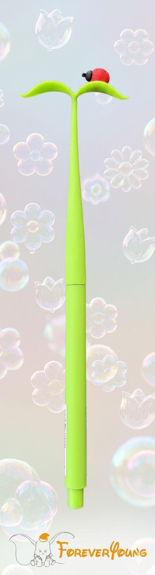 Penna flessibile con coccinella